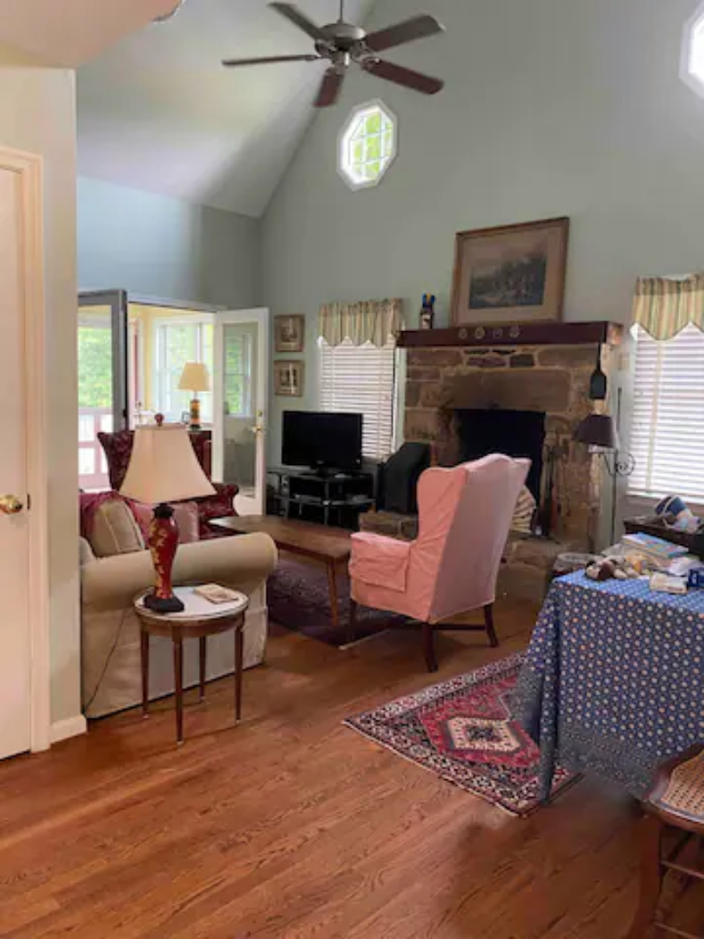 front view of living room